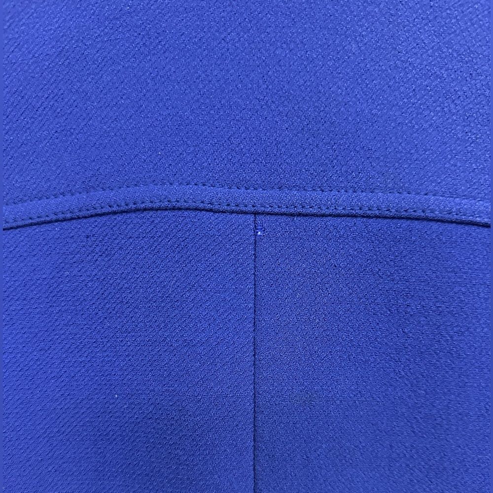 J.Crew Double Cloth Metro Wool Coat THINSULATE Royal Blue Lady Day Size 0P - Picture 14 of 14